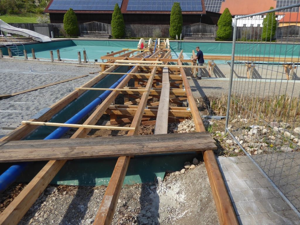 Sanierung Stege Naturbad